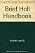Brief Holt Handbook by Laurie G. Kirszner (2000-08-03)