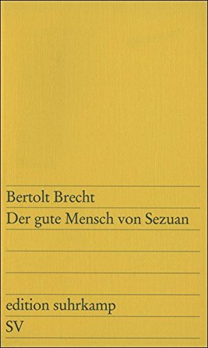 Der gute Mensch von Sezuan by Brecht (1900) Perfect Paperback