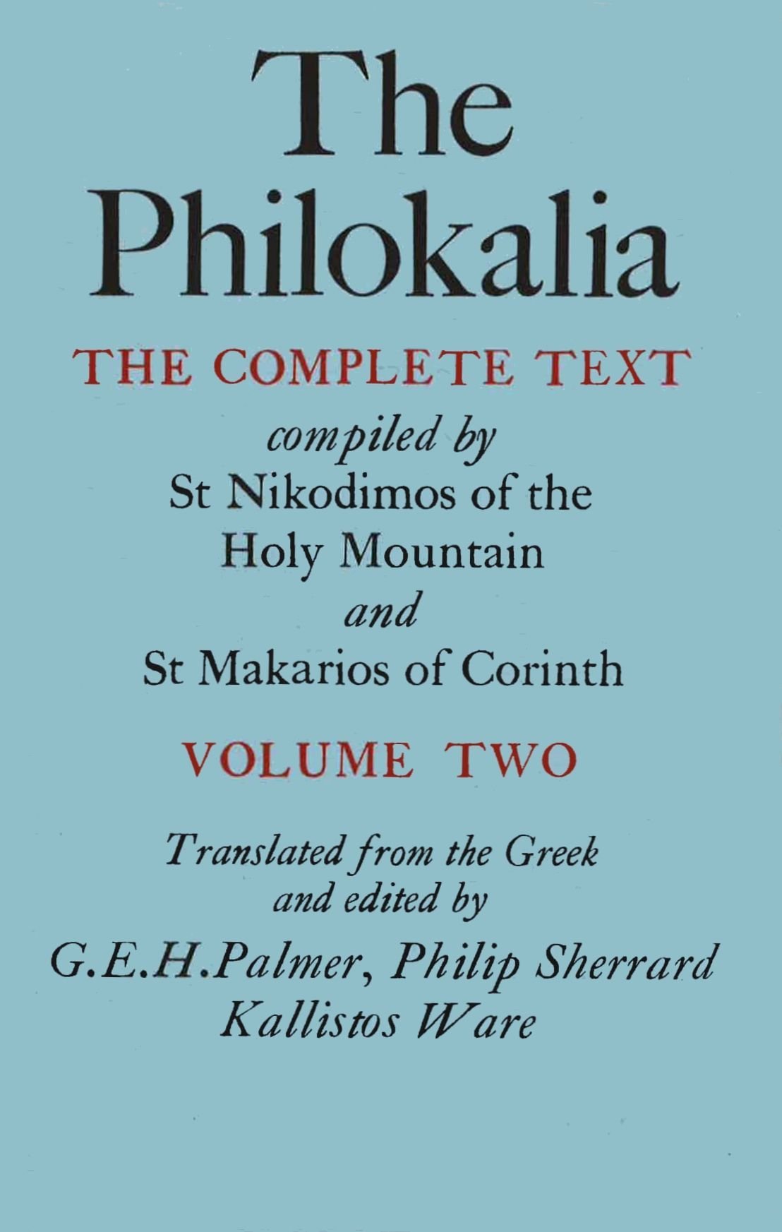 The Philokalia Complete Text (English)