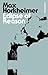Eclipse of Reason by Max Horkheimer
