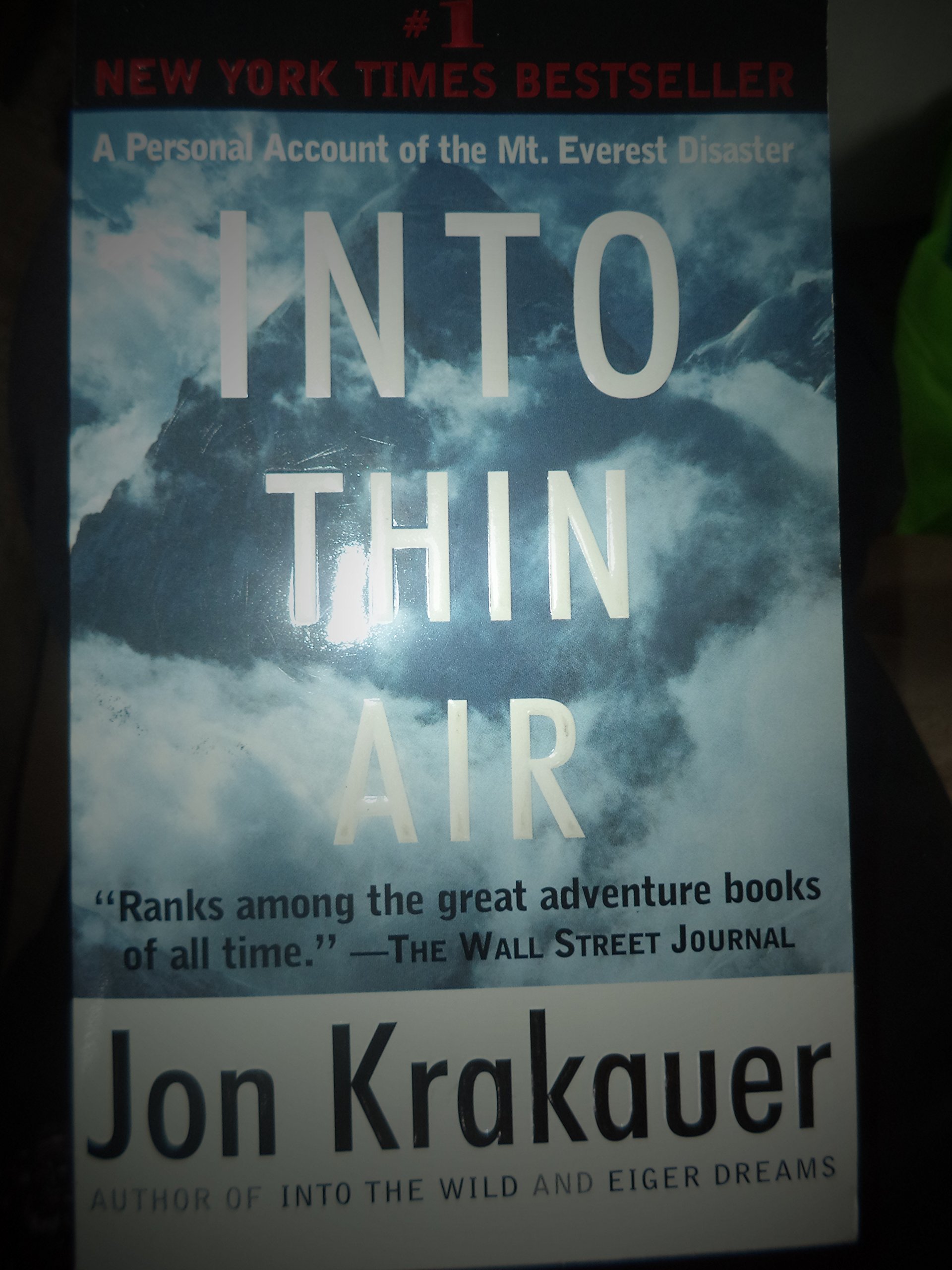 Into Thin Air: A Personal Account of the Mount Everest Disaster