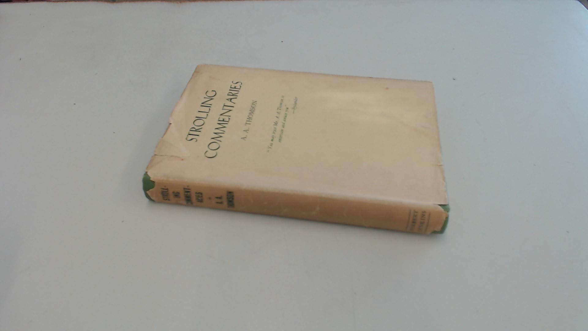 Strolling commentaries (Hardcover)