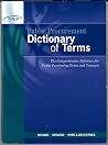 Public Procurement Dictionary of Terms Public Procurement Dictionary of Terms