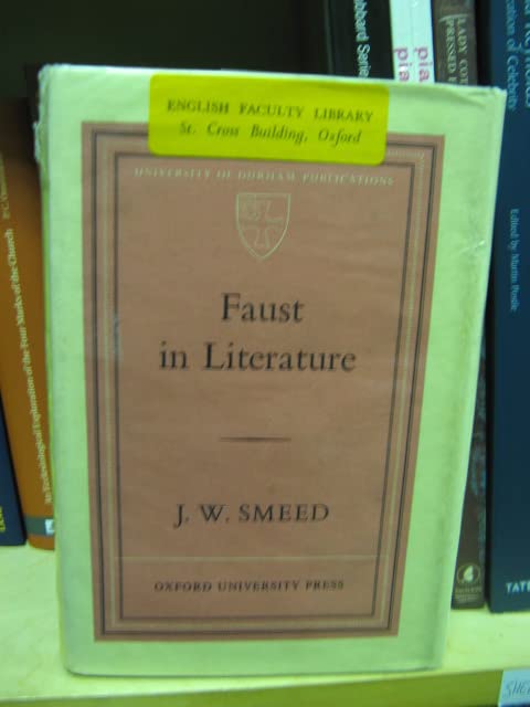 Faust in literature (University of Durham publications)