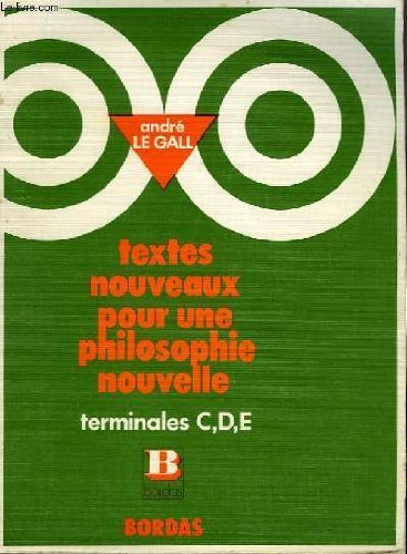 Textes nouveaux pour une philosophie nouvelle (Paperback)