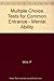 Multiple Choice Tests for Common Entrance - Mental Ability by P Wint (1998-03-18)