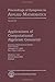 Applications of Computational Algebraic Geometry: American Mathematical Society Short Course January 6-7, 1997 San Diego, California (Proceedings of Symposia in Applied Mathematics) (1998-06-03)