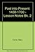 Past into Present: 1400-1700 - Lesson Notes Bk. 2 by Carter Mary Culpin Christopher Kinloch Nicholas (1990-04-02) Paperback