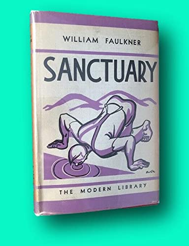 Rare William FAULKNER 1st edit/1st print Sanctuary SCARCE ORIGINAL FORMAT 1932 Early Edition [Hardcover] Modern Library) FAULKNER, William [Hardcover] Modern Library) FAULKNER, William