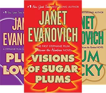 BETWEEN THE NUMBERS Series -- 4-book set by Janet Evanovich -- Visions of Sugar Plums / Plum Lovin' / Plum Lucky / Plum Spooky (Mass Market Paperback)
