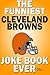 The Funniest Cleveland Browns Joke Book Ever by Jacobson, David (2012) Paperback