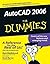 AutoCAD 2006 For Dummies by Middlebrook, Mark, Byrnes, David (May 20, 2005) Paperback