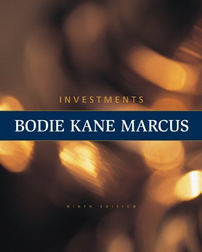 Investments by Bodie, Zvi, Kane, Alex, Marcus, Alan 9th (ninth) (2010) Hardcover