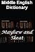 Middle English Dictionary by A. L. Mayhew (2013-04-18)