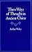Three Ways of Thought in Ancient China