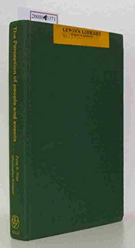 The Perception of People and Events, (Paperback)
