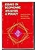 Essays in economic analysis and policy by Franz Gehrels