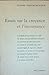 Essais Sur La Croyance Et L'incroyance