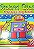 Stained Glass Colouring Pad (Robot)