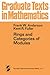 Rings and Categories of Modules (Graduate Texts in Mathematics) by F.W. Anderson (1974-08-02)