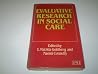 Evaluative Research in Social Care: Papers
