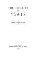 The Identity of Yeats (Hardcover)