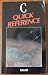 C Quick Reference (Que quick reference series) by Alan C. Plantz (1988-08-03)