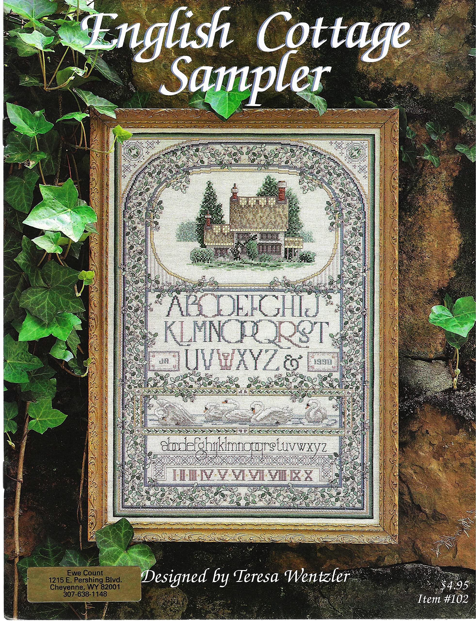English Cottage Sampler (Cross Stitch Leaflet 102)