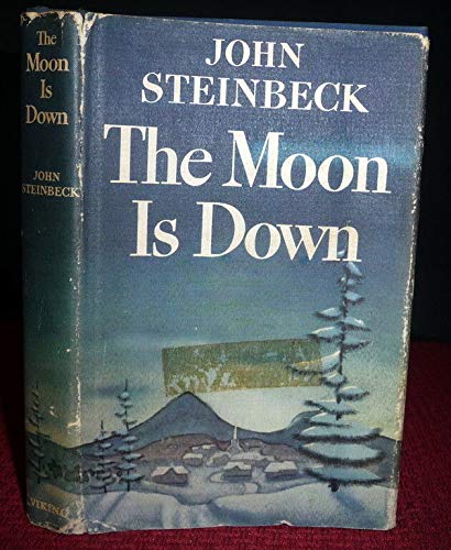 THE MOON IS DOWN 1942 1stEd, 1st Printing, 1st State, Dust Jacket