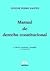 Manual de derecho constitucional