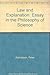 Law and Explanation: An Essay in the Philosophy of Science by Achinstein Peter (1971-01-01) Hardcover