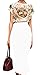 YUNY Womens Mermaid Tail Fashion A-line Midi Party Dress White XS