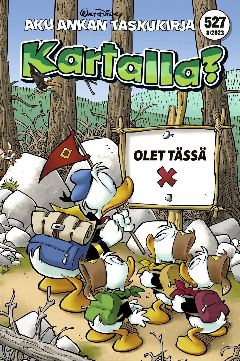 Kartalla? (Aku Ankan taskukirja, #527)