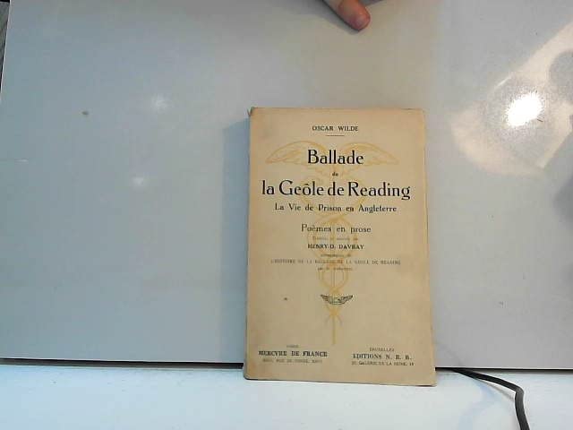 ballade dans la geôle de reading la vie de prison en Angleterre