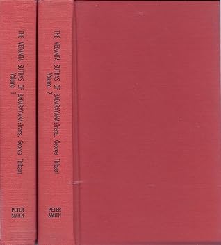 The Vedanta Sutras of Badarayana, with the commentary by Sankara, in two parts (2 volume set)