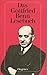 Das Gottfried Benn Lesebuch. Ein Querschnitt durch das Prosawerk.