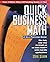 Quick Business Math: A Self-Teaching Guide by Steve Slavin (1995-08-22)