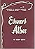 Esward Albee (University of Minnesota Pamphets on American Writers Series,#77)