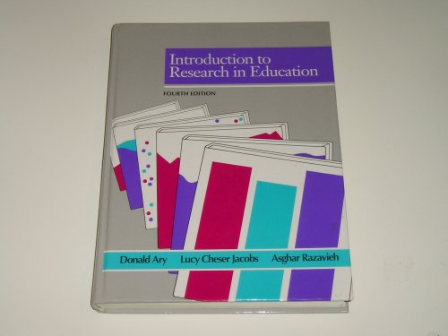 Introduction to Research in Education (Hardcover)