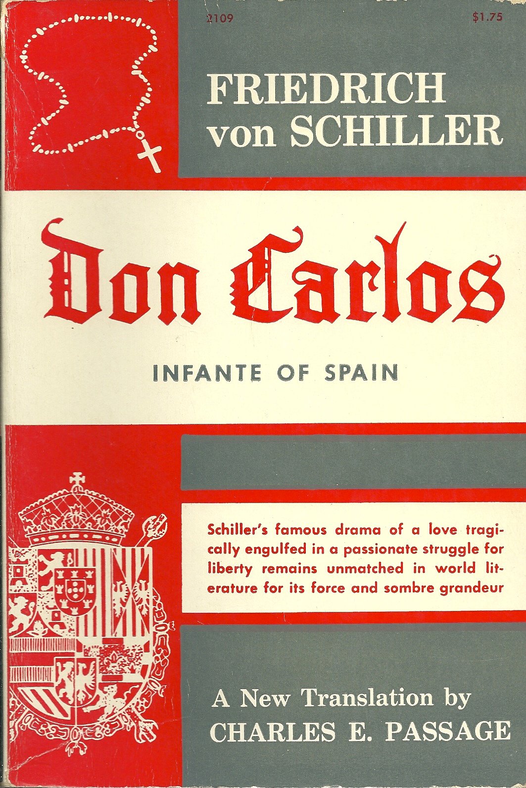 Don Carlos: Infante of Spain, a Drama in Five Acts
