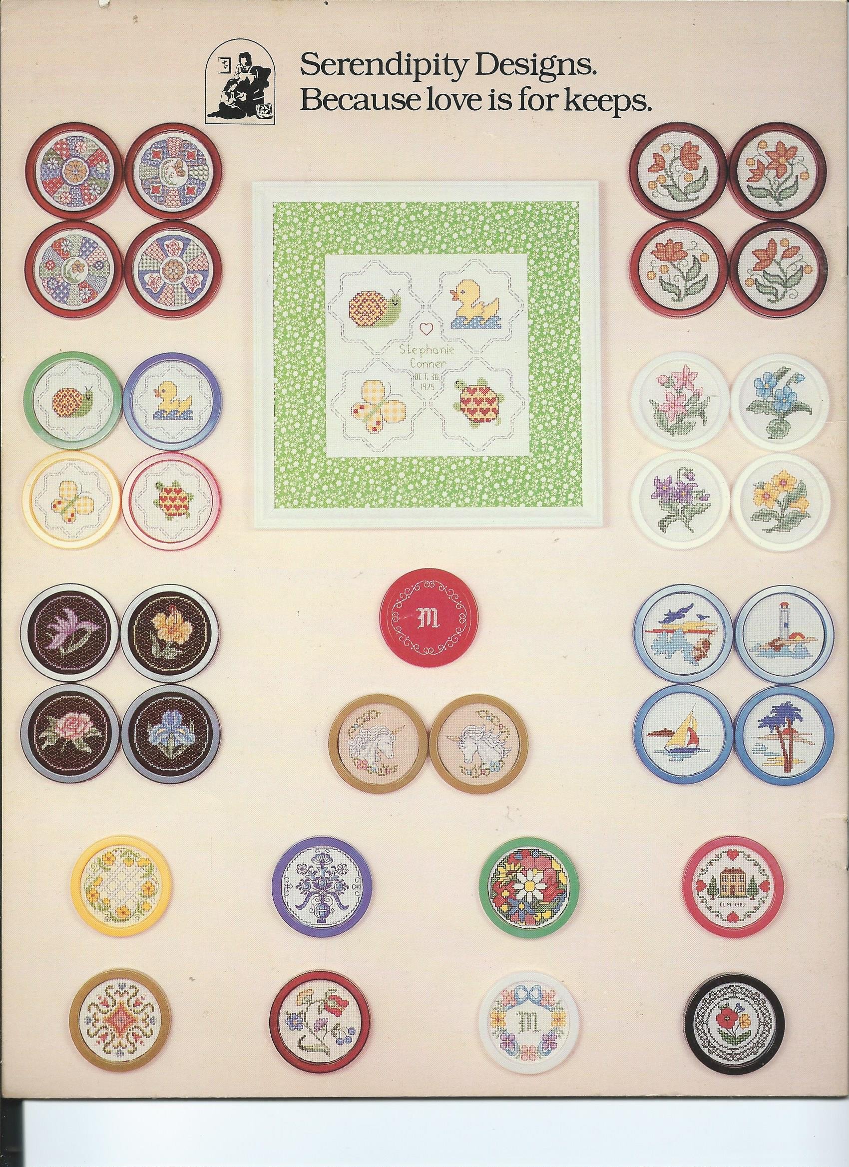 Coasters, Too. Serendipity Designs. [Embroidery Designs] (Paperback)