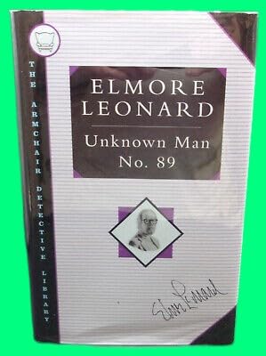 Collectible Elmore Leonard UNKNOWN MAN NO. 89 First edition thus Armchair Detective Library