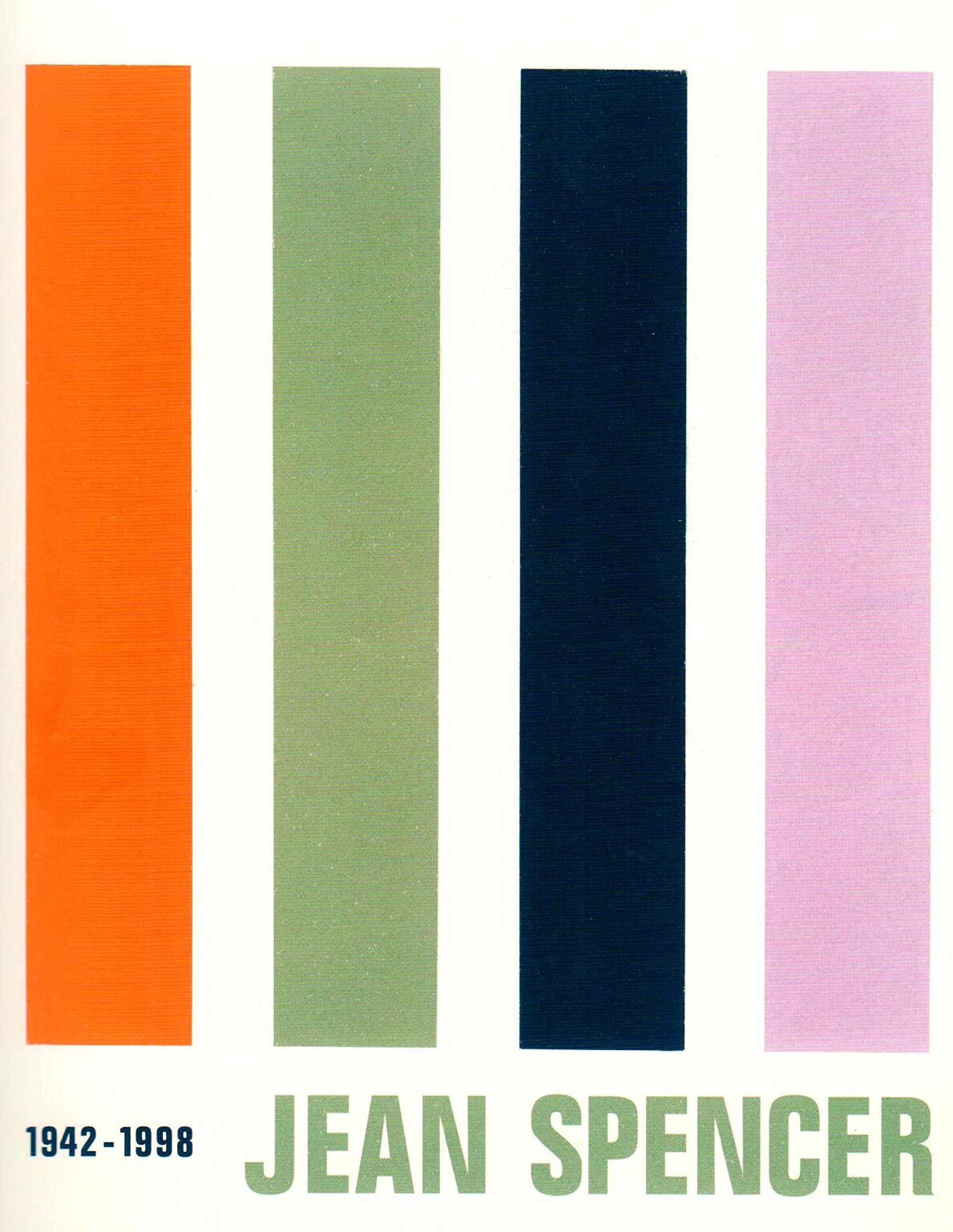 1942 - 1998 Jean Spencer: Paintings, Reliefs and Works on Paper (Paperback)