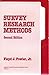 Survey Research Methods (Applied Social Research Methods) by Floyd J. Fowler (1992-12-18)