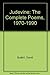 Judevine: The Complete Poems, 1970-1990 by David Budbill (1991-11-03)