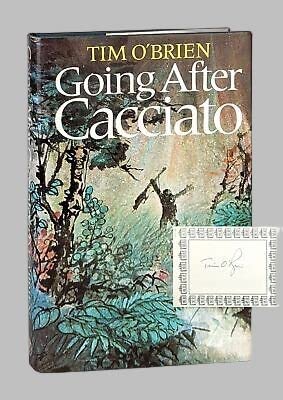 Rare Antique Tim O'Brien / Going After Cacciato / Signed Bookplate / First UK Edition 1978 [Hardcover] Tim O'Brien