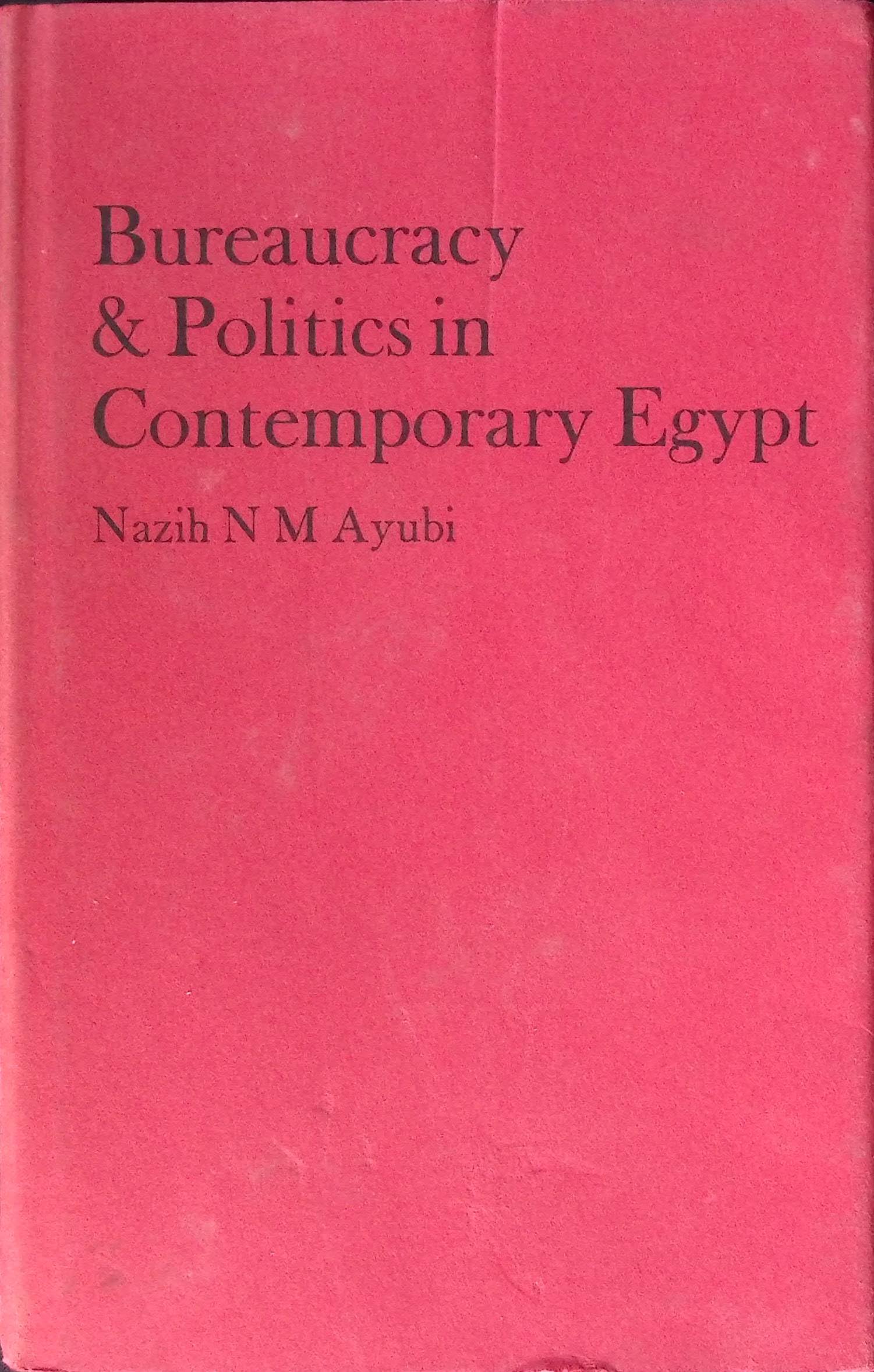 Bureaucracy and Politics in Contemporary Egypt (Hardcover)
