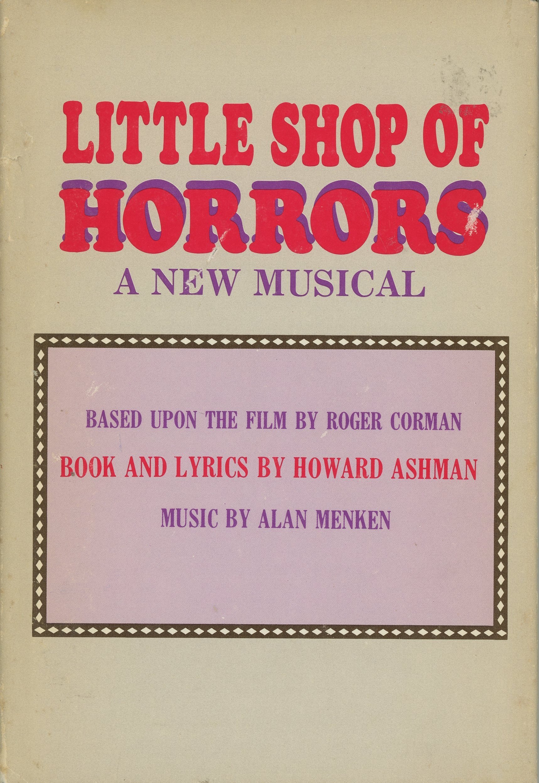 Little Shop of Horrors A New Musical (Hardcover)