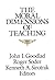 The Moral Dimensions of Teaching