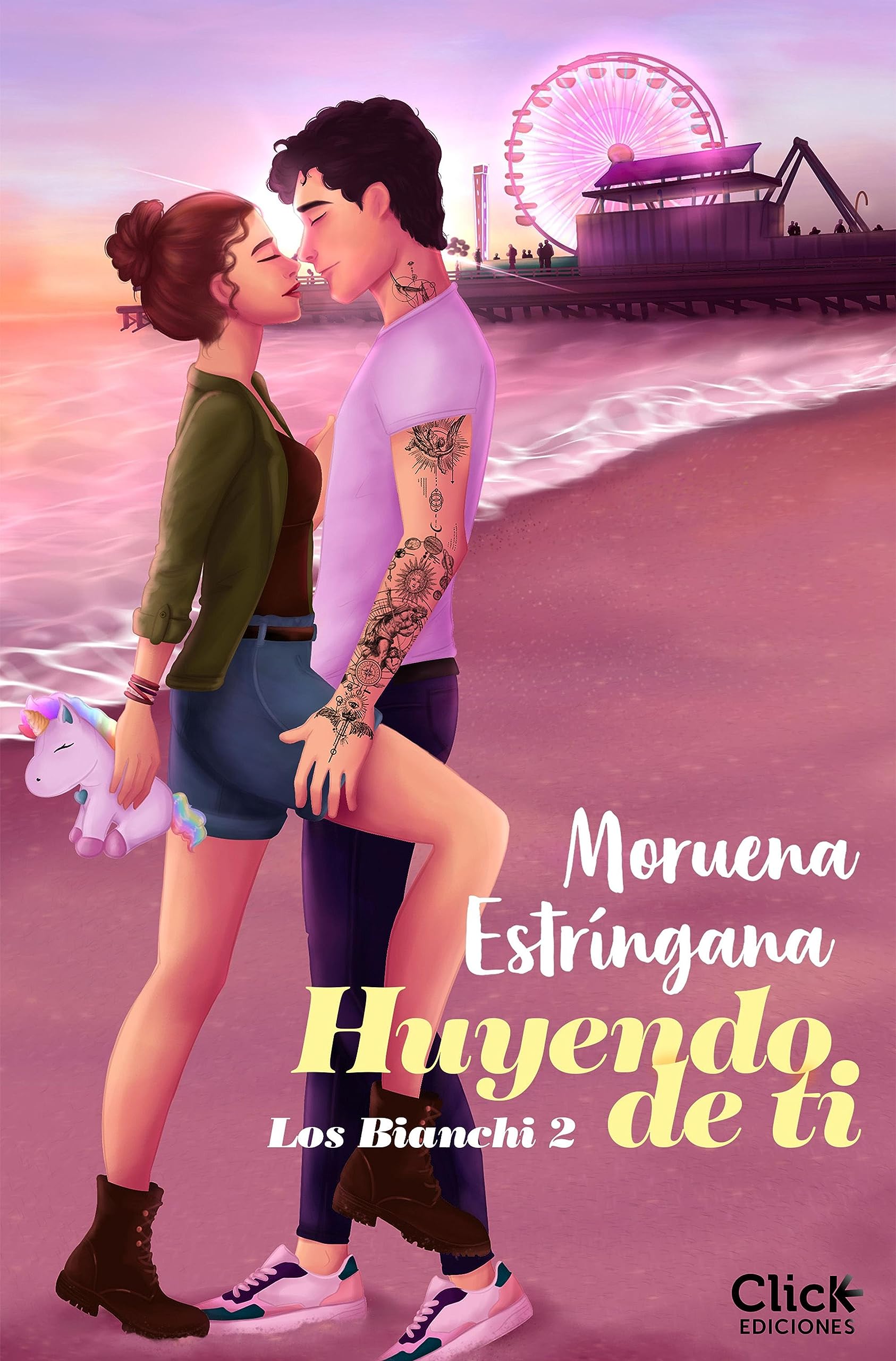 Portada de Huyendo de ti, de Moruena Estríngana